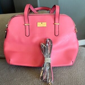 Kate Spade nwot Bright Pink Satchel
